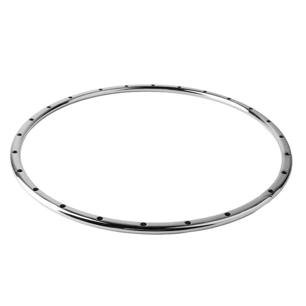 Металлический обруч для натяжения банджо, изящный внешний вид, легкий обруч для банджо с отверстием, 30 см