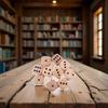 10pcs Wooden Dice Set, 6-side Adult Game Dice, Standard Dice, Practical and Fun Party Essential Props, Bar Entertainment Venue