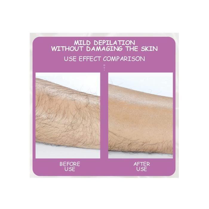 Gomme à Cheveux En Cristal, Pierre épilatoire Indolore En Cristal Magique, Outil D'épilation En Verre épilation Physique, (Blue)