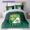 Club Leon Pattern Bedding,Quilt Set Quilt Cover Pillowcase Home Birthday Gift(1 * duvet cover + 2 * pillowcase, without core)