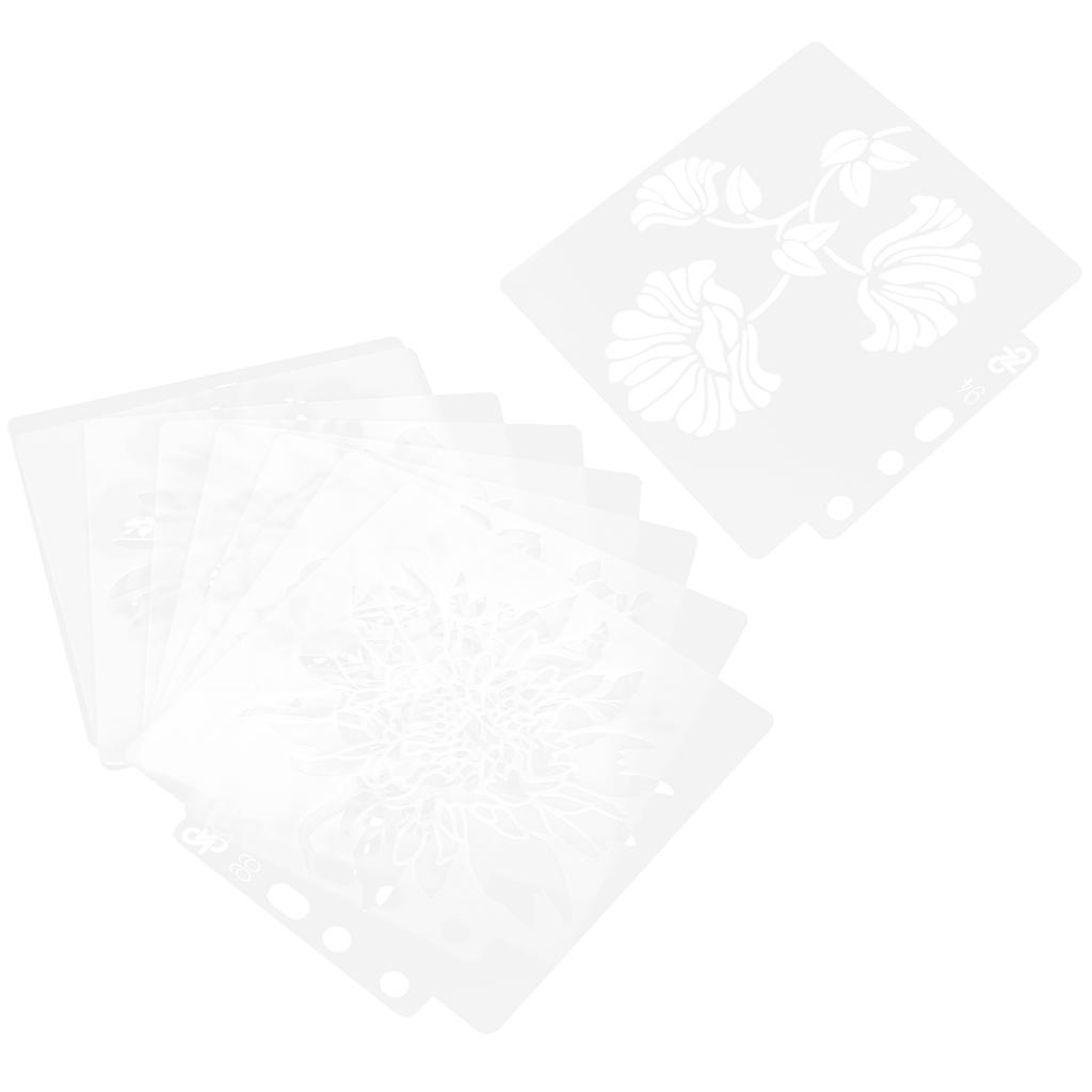 9Pcs Mandala Template Painting Drawing Stencils Making Mold Art Craft Supplies