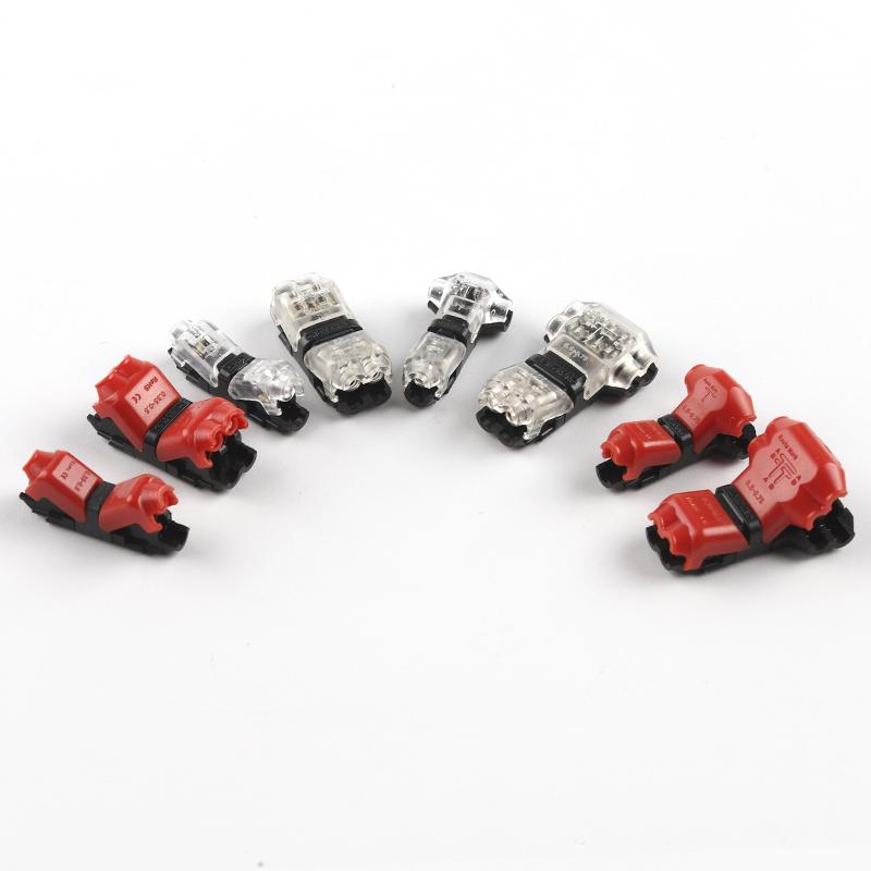Мини-проводной кабель Snap In Universal Compact Wire T Tap Quick Splice Wiring Connector Connections Joiners Auto Plug Accessories