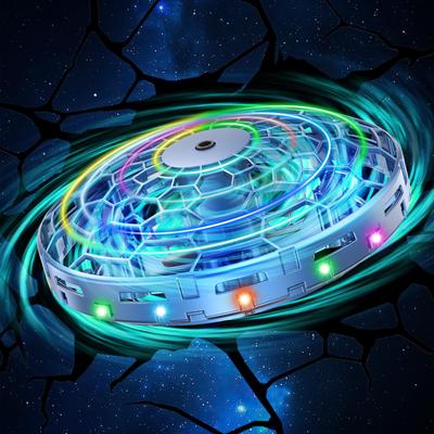 Летающий шар UFO, Управление жестами, Светодиодная подсветка, Автоматическое избегание препятствий, Вращение на 360°, Сертифицировано в стране, для детей, Подарок на день рождения, Студен