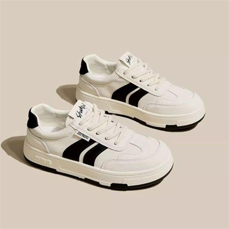 Color Matching Spring Platform White Shoes 2024 New Student Casual Casual Shoes Versatile Sports Board Shoes Popular Women's Shoes