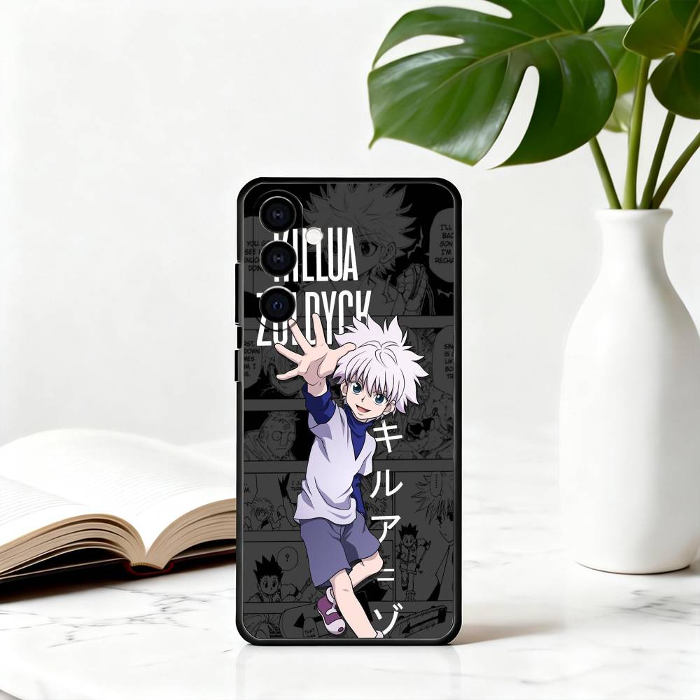 H-Hunter K-Killua Z-Zoldyck H-Hunter-KZ Чехол для телефона Черный Силиконовый Мягкий Для Samsung Galaxy A73,A72,A71,A70,A53,A52,A51
