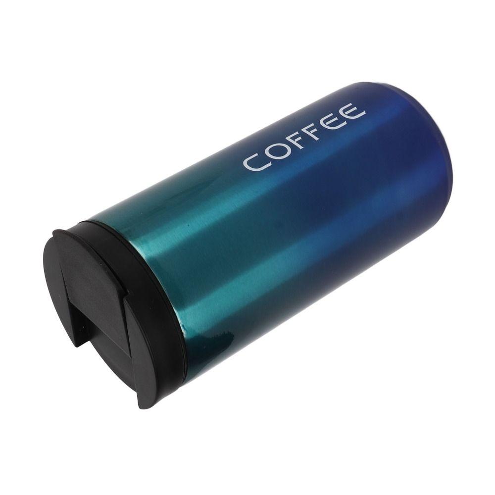 201 Shell Travel Tumbler Gradient Water Bottle Portable Insulated Coffee Mug  Outdoor