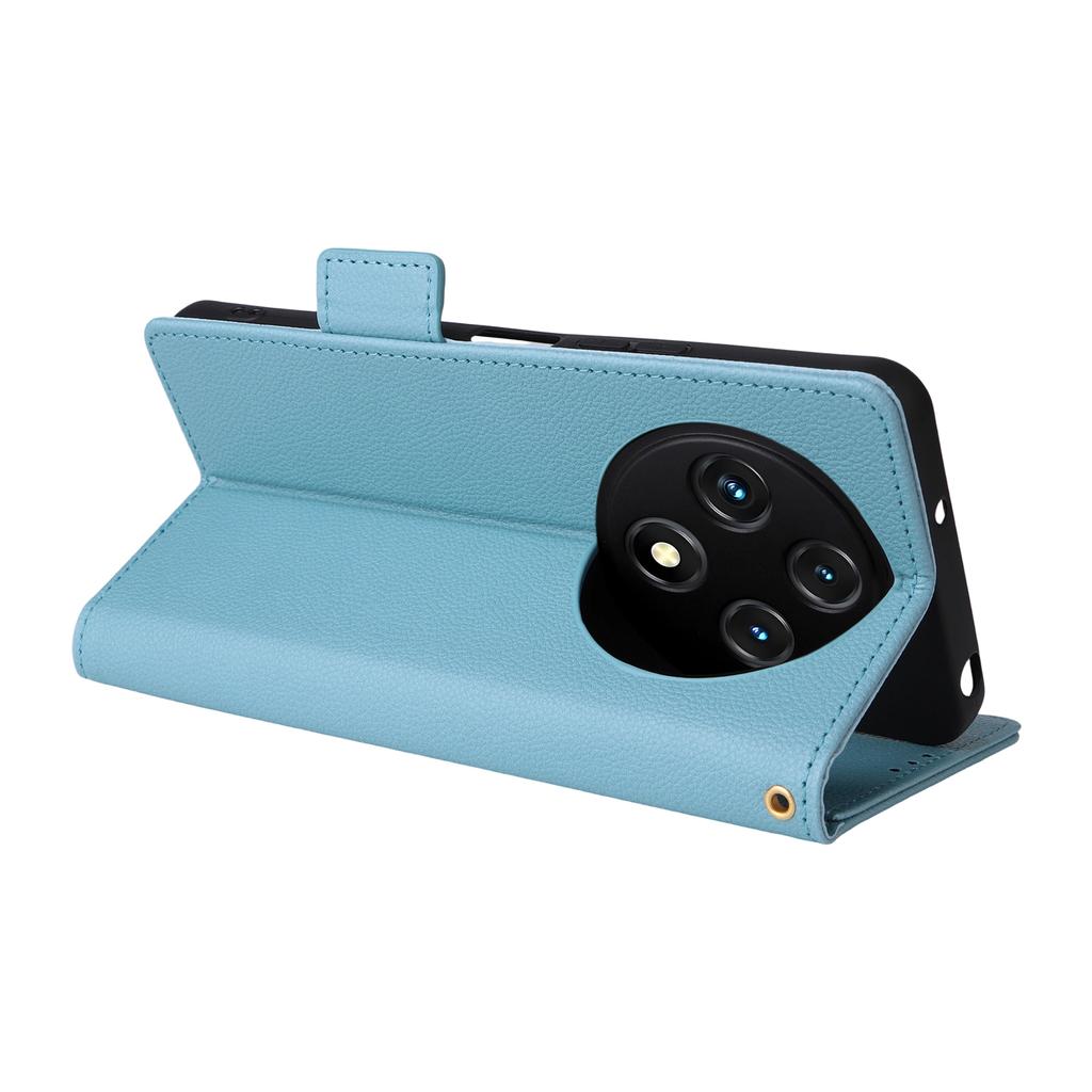 Чехол из искусственной кожи с ремешком на запястье для Umidigi G100A/G100 5G/G100, текстура личи, кошелек, чехол для телефона