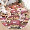 One Piece Tony Tony Chopper Round Area Rug Carpet Rug For Living Room Bedroom Sofa Playroom Decor Nonslip Floor Mat