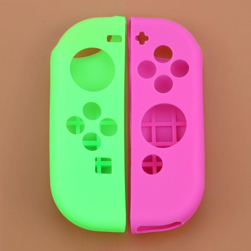 JCD 1Set Left Right Soft Silicone Rubber Grip Gel Guard L R Controller Gamepad Sleeve Case Cover For Switch Joy-Con Joycon NS
