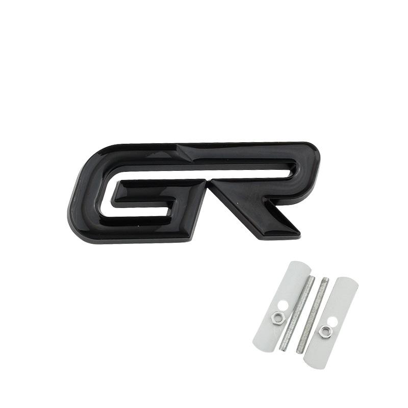 Car GR Logo Emblem Badge Stickers Decals Labeling For Toyota GR Sport Gazoo Racing Yaris Corolla Hilux Supra C-HR 86 Accessories