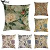 Американский Кантри Цветочная Птичья Серия Льняная Наволочка Embrace Домашнее Украшение для Дивана Чехол для Подушки 45*45см