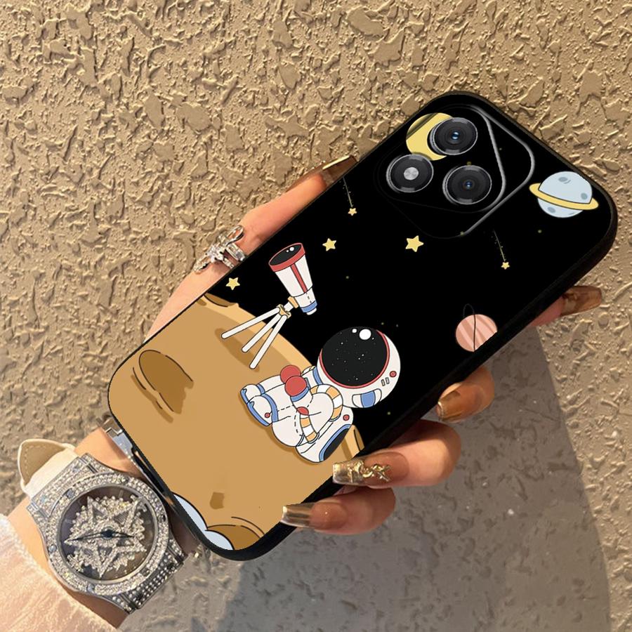 Чехол для Honor X9a X7 90 8X 70 X8 200 400 Lite X5b X6 Magic5Lite Funda Чехол для телефона Мультяшный Астронавт