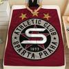 AC Sparta Praha logo  FlAannel Blanket, High quality Comfortable for All Seasons, Home Decor, Warmth and Comfort