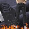 Men's Luxury Elastic Warm Velvet Jeans for Autumn/Winter