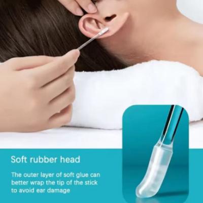 48 шт. Одноразовый силиконовый удалитель ушной серы, липкая ухочистка для детей, пожилых людей, взрослых S/L, очиститель для ушей, многоразовая клейкая ухочистка