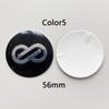 4pcs/lot 45mm 56mm 65mm Car Wheel Center Hub Cap Badge Stickers