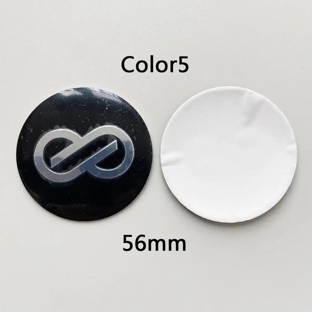 4pcs/lot 45mm 56mm 65mm Car Wheel Center Hub Cap Badge Stickers