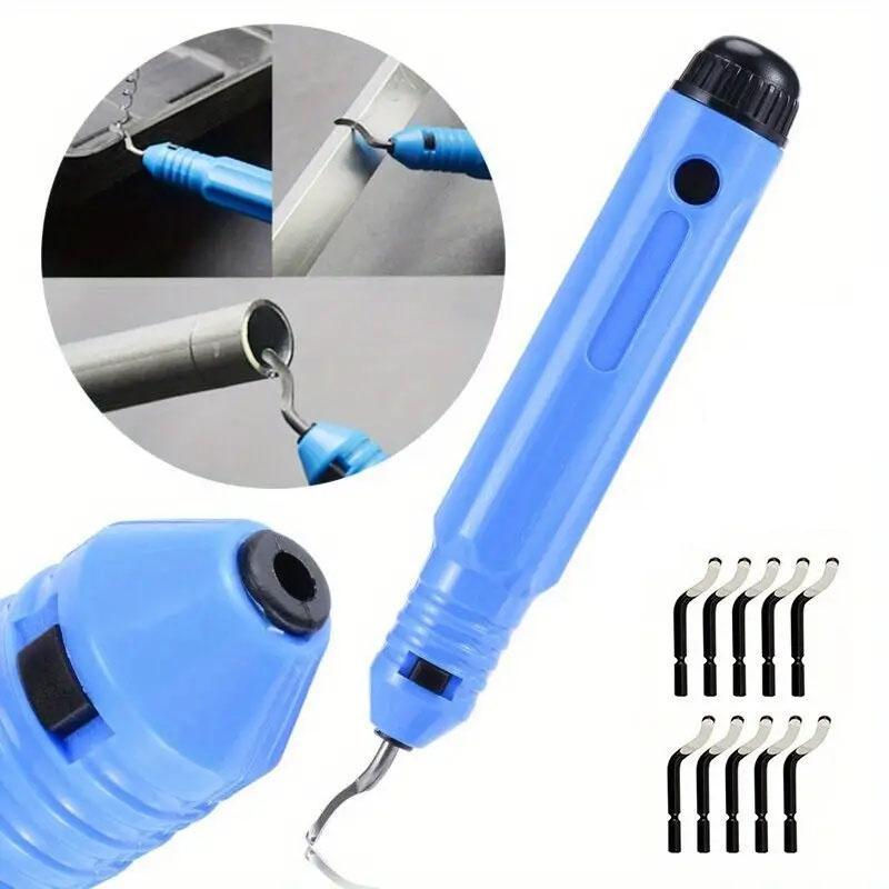 11 шт./комплект вращающихся лезвий для снятия заусенцев с ручкой, ручной инструмент для снятия заусенцев, нож для обрезки, скребок, набор инструментов для снятия фаски с кромки