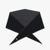 Saint Luxure 100% Wool Triangle Petite Muffler Black