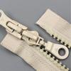 1PC Sewing Material Auto Lock 70/90cm Resin Open-end Double Zippers 5# Colorful Clothes Bags