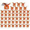 Transparent Cookie Bags with Drawstrings 48 Pcs Halloween Candy Bags, Kids Trick or Treat Goodie Cute Rabbit Convenient Drawstring for Sweets