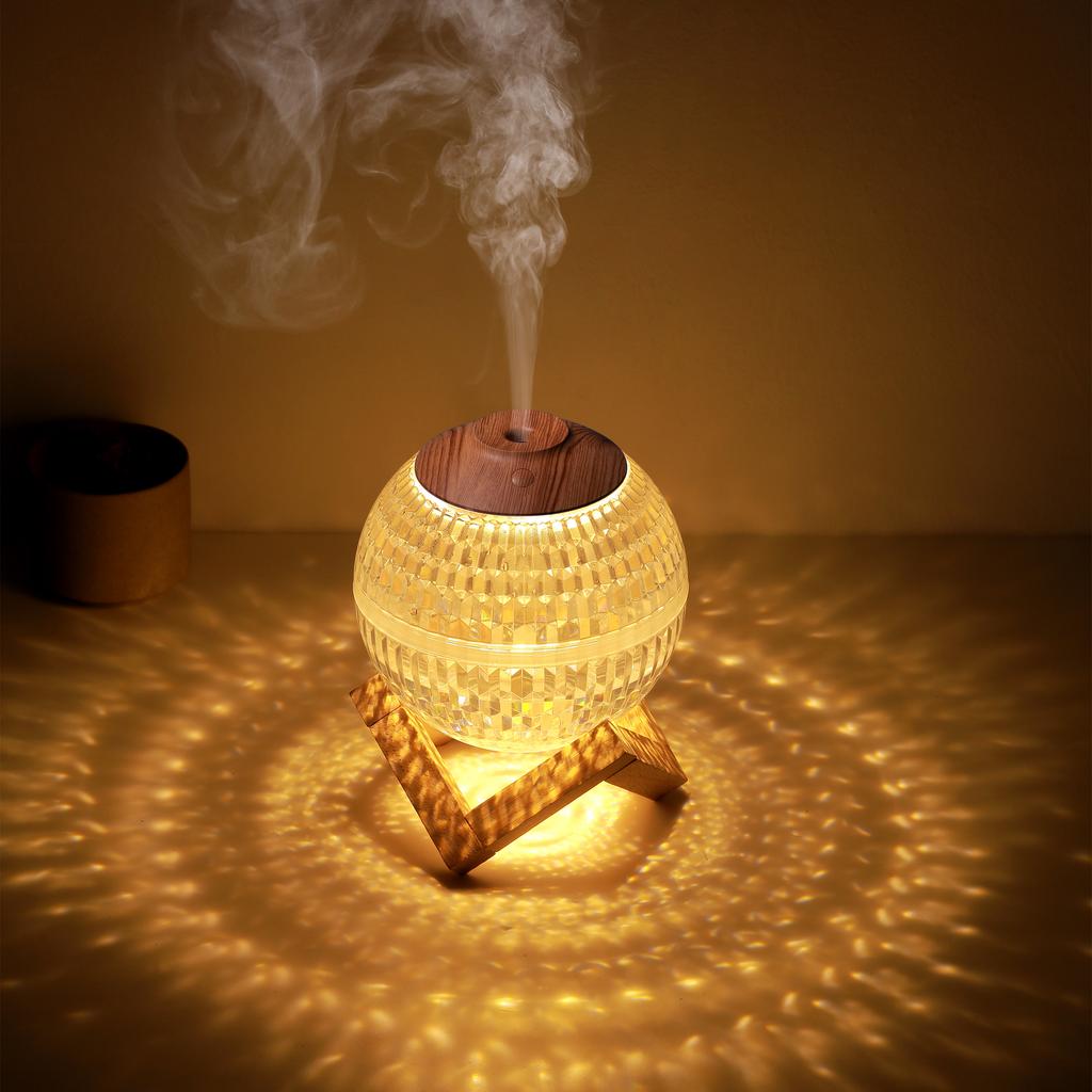 Xiaomi Crystal Ball Humidifier Color Night Light Creative Mini Silent Atomization Humidification Timed Power-Off Safety Protection