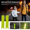 Светоотражающие бирки 10 шт., детские светоотражающие подвески, хорошо заметные, для безопасности при ночной ходьбе, ПВХ светоотражающие бирки, подвески для сумок