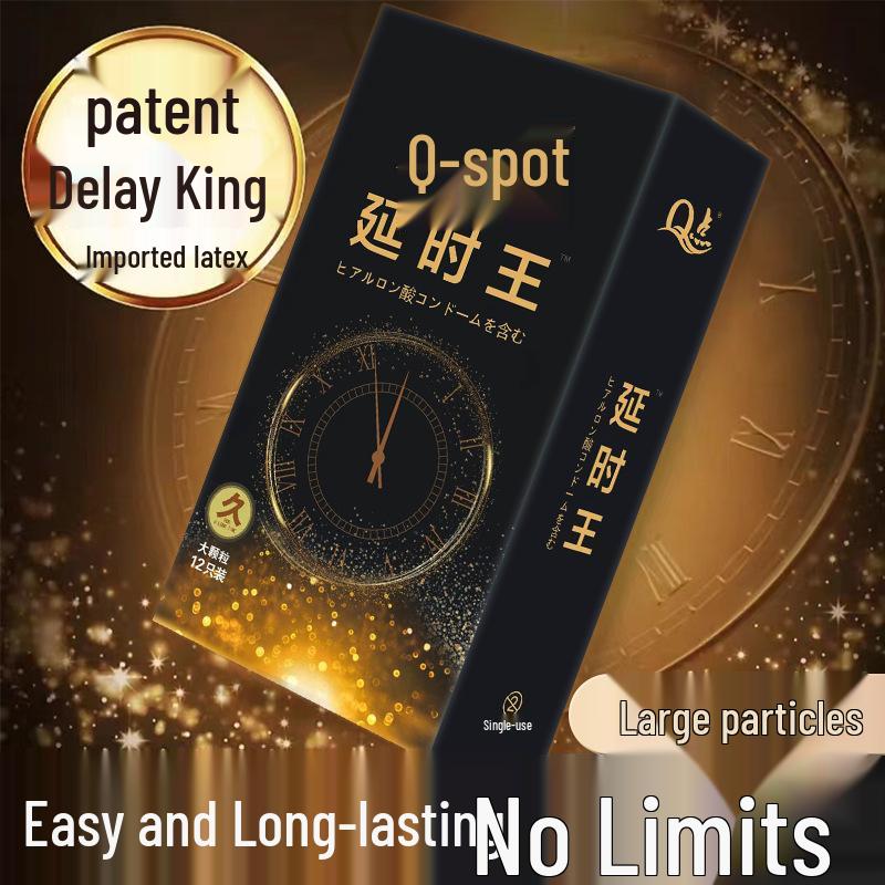 Q Point 369 Large Particle Thickened Desensitizing Condoms - Long-Lasting Delay for Men’s Safety by John Super Bird