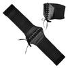 1pcs Adjustable Length Elastic Waist Belt Lace-Up Design Waspie Corset Belt  Clothing Decoration