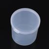 Transparent Hardware Case Round Pill Chip Box Beads Container Small Storage Box Jewelry Organizer Case