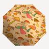 1pc Mushroom Pattern Automatic Open/Close Umbrella, Portable Folding Umbrella for Travel, Themed Events088