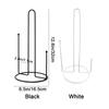 2 Pcs One-handed Tear Paper Towel Rack Black/White Tissue Stand Vertical Napkin Holder  Kitchen