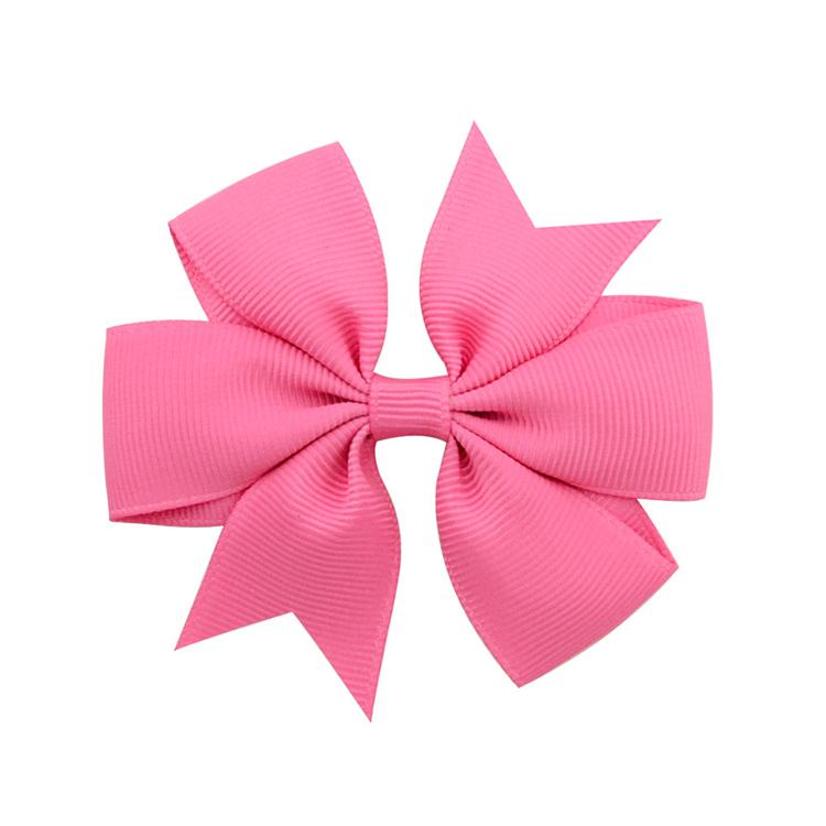 Hot Sale Solid Color Ribbon Fishtail Bow Hair Clip 40 Colors Children's Hair Clip Hair Accessories