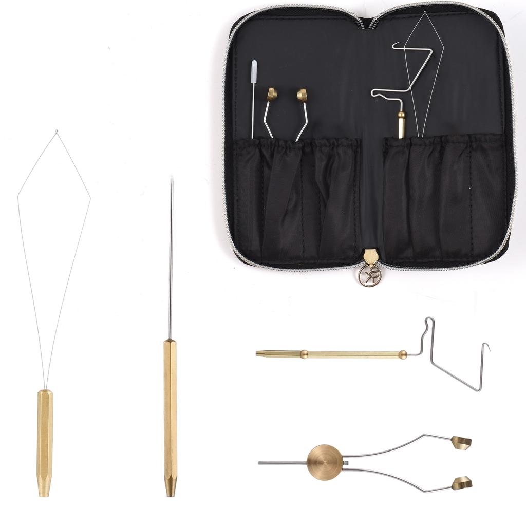 Комбинированный набор инструментов для связывания мух, финишер, шпульный держатель, нитевдеватель для рыболовных приманок