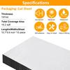 Car Heat Sound Deadening Ulation Mat - 197 Mil 16.1 Sqft Automobile Sound Deadening & Heat Ulation Material For Auto Hood Engine Roof Door And Trunk,