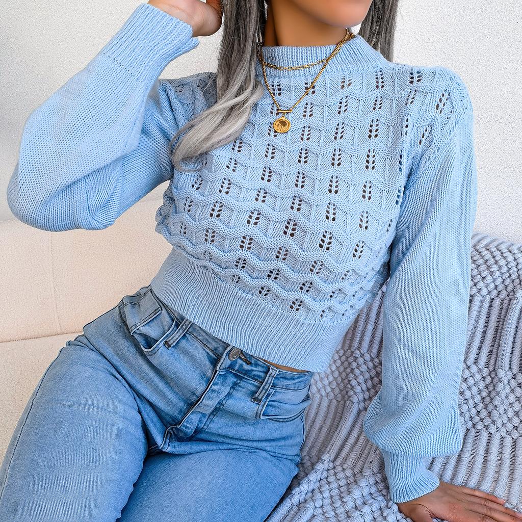 Женские трикотажные джемперы, однотонные туники с длинным рукавом, топы, пуловеры в полоску