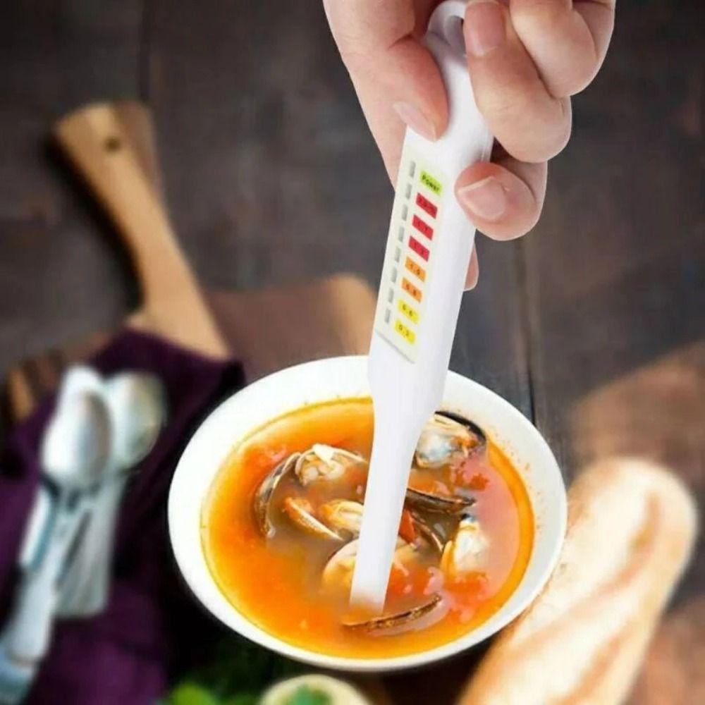 White LED Salinity Meter Handheld Salt Concentration Hydrometer  Home Kitchen