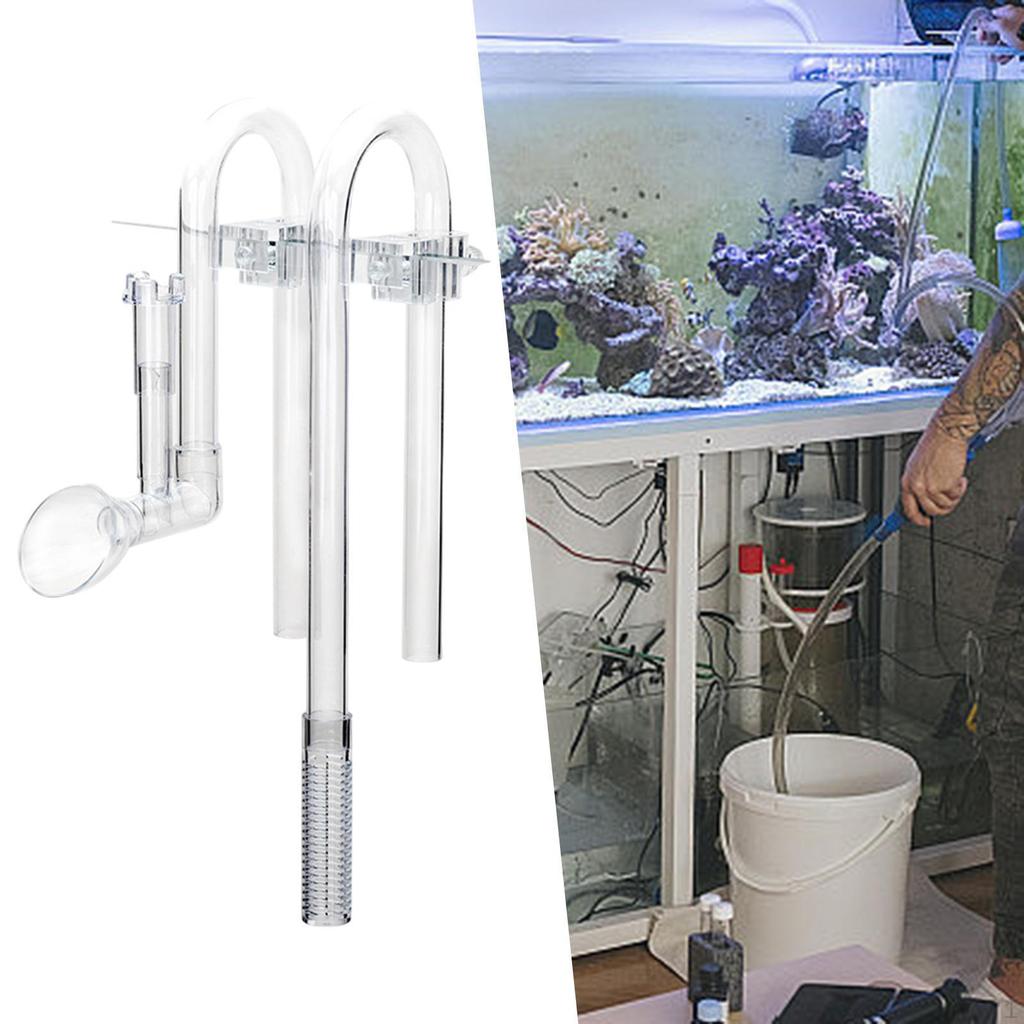 Aquarium Lily Pipe Adjustable Filter Accessories, Easy To Install Remove Oil Stains Surface Skimmer