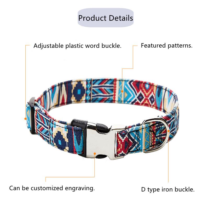 Нейлоновый светоотражающий ошейник для собак и кошек, индивидуальные идентификационные бирки, подходит для больших, средних и маленьких собак, бульдогов, товары для животных