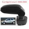 Armrest Center Console Black Leather for Opel Corsa C 2000-2008 Original Fit Car Interior Accessories Replacement Parts