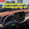 Для Toyota Highlander Kluger XU70-2022 аксессуары для приборной панели, коврик для приборной панели автомобиля, противоскользящий коврик, солнцезащитный козырек, коврик для приборной панели