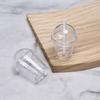 10PCS Plastic Mini Coffee Cups Transparent Mousse Cup Ice Cream Cup Decor Charms Dish