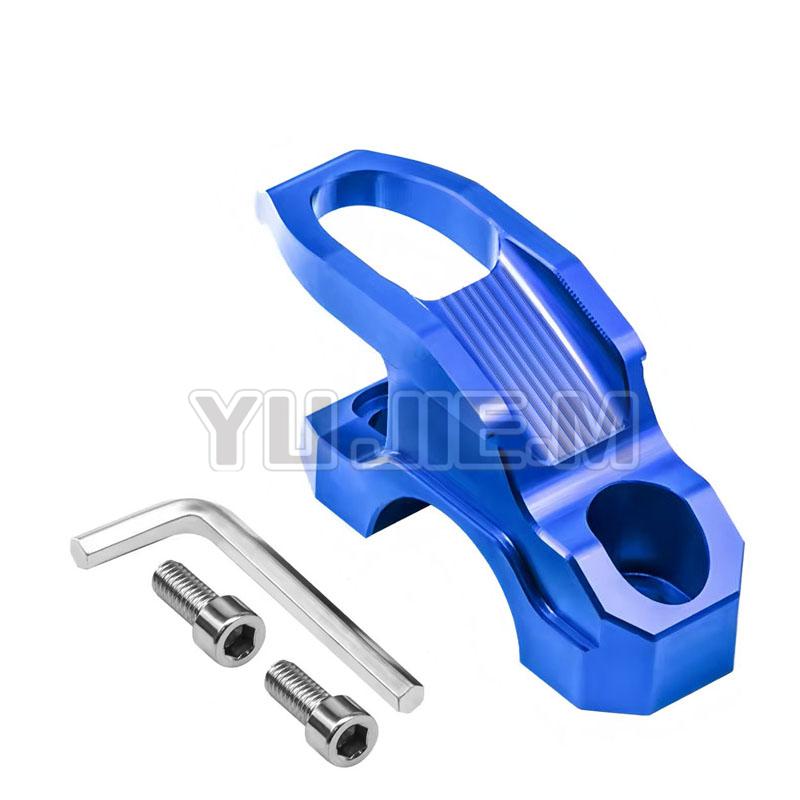 Aluminum Brake Master Cylinder Holder Clamp Bracket Bag Hook Helmet Hanger Accessories For HAOJUE UHR150 UHR125 UHR 50 UHR 125
