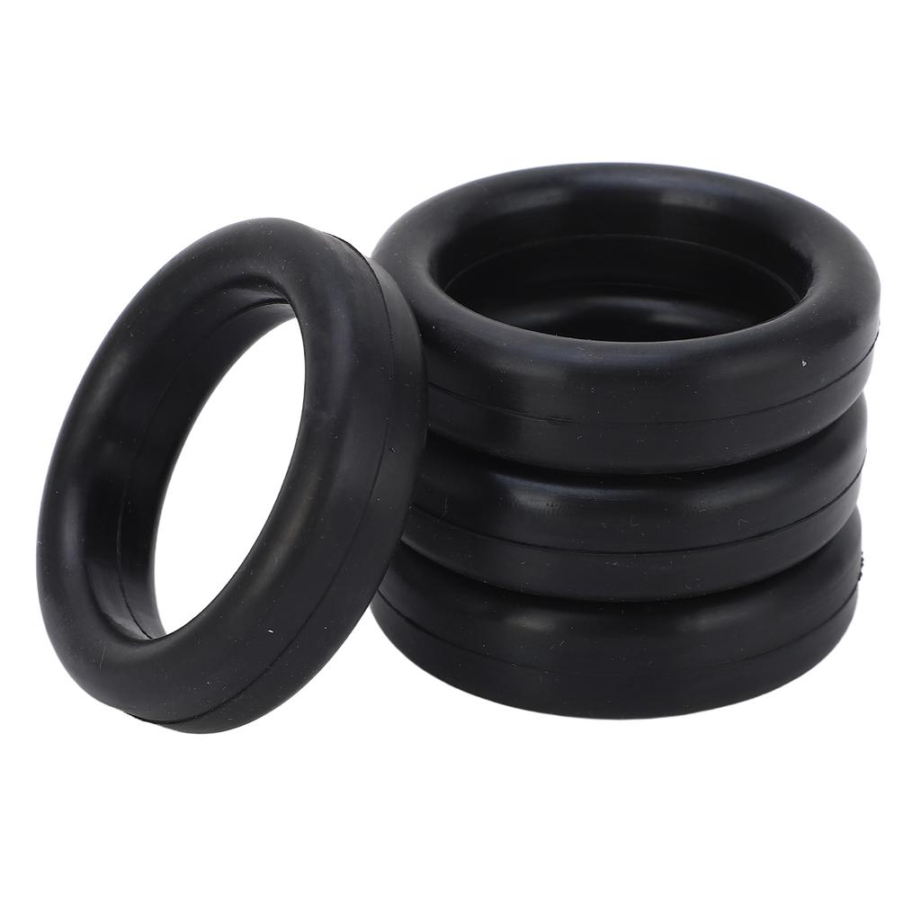 4Pcs 2inch O Ring BR554 Exhaust Hanger Black Noise Reduction Long Lasting Exhaust Hanger O Ring for Vehicles