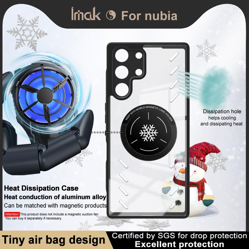 Для Nubia Red Magic 10s Pro Plus 5G Чехол для телефона IMAK CASE Серия UX-9A Чехол с теплоотводом