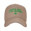 Kiss Me Im Irish Funny St Patricks Day Baseball Cap Street Style Unisex Trucker Hat Sun Design Outdoor Sports Baseball Caps Gift