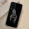Чехол Love On The Finger Kpop для Oppo A17 A57 A77 A74 A54 A94 A78 A98 A18 A60 A80 A40 A38 A58 A96 A76 A16 A15 A5 Pro