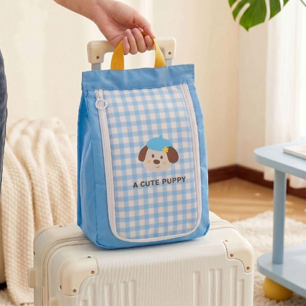 Cartoon Double Layer Shoe Bag Separate Storage Shoes Pouch Cute Shoe Storage Bag Business Trip