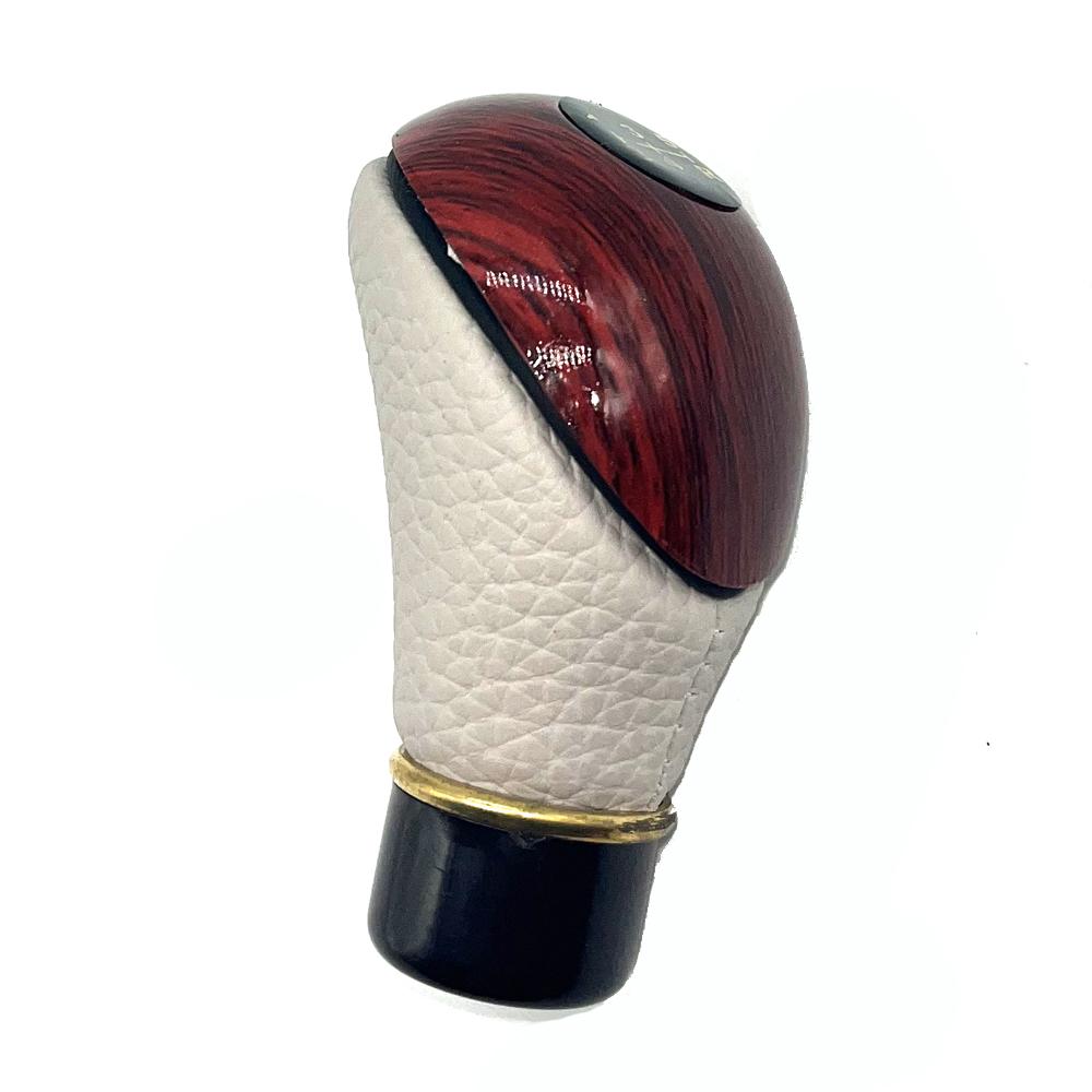 2023 Горячая Распродажа Деревянная PU Кожаная Автомобильная Ручка Переключения Передач Универсальная Автомобильная Грузовая Машина 5-ступенчатая Ручка Ручки Ручки Переключения Передач