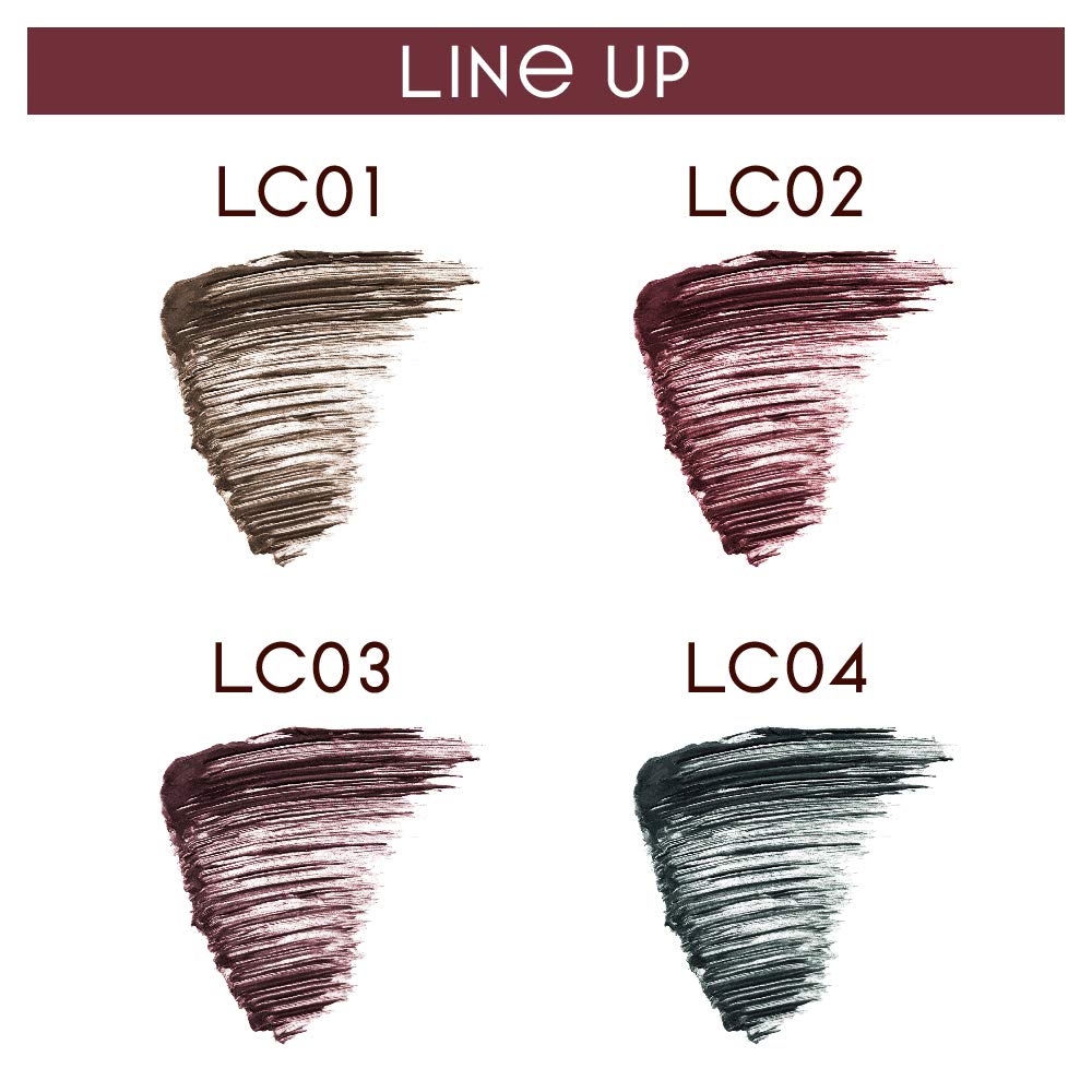 Тушь для ресниц Excel Long Colored Lash LC03 и (слива)